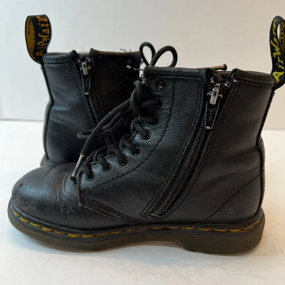 Dr Marten's‎ Kids Toddler US Size 10 Black Leather Boots 1460T AirWair Unisex